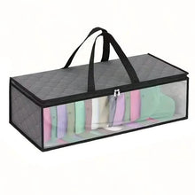 将图片加载到图库查看器,Large Under Bed Storage Bag with Zips