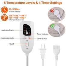 Load image into Gallery viewer, Large Weighted Heating Pad for Neck and Shoulders