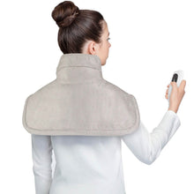 Load image into Gallery viewer, Large Weighted Heating Pad for Neck and Shoulders