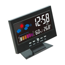 Load image into Gallery viewer, LCD Color Screen Digital Backlight Snooze Alarm Clock