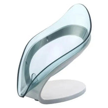 Load image into Gallery viewer, Leaf Shape Soap Box Creative Drain Soap Holder Bathroom Soap Holder Free Perforated Soap Dish For Bathroom Suction Cup Soap Dish Soap Dish with Draining Tray Soap Holder Saver for Shower Bathroom Keep Soap Bars Dry Clean