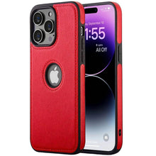 Load image into Gallery viewer, Leather Case Thin Flexible Soft Grip Luxury PU Leather Cover for Men Durable Anti-Scratch Full Phone Cases For iPhone 14 Pro Max 14 Plus Case Slim PU Leather Soft Shockproof Back Cover for iPhone 14 Pro