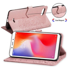 Load image into Gallery viewer, Leather Flip Case For Xiaomi Redmi 8 6 6A 5 Plus 4A 4X Note 9 5A 4 5 7 6 8 9S 9 Pro 8T 3S 7A 8A Redmi 9 For Redmi 9A 9C 7A Cover Classic Design Leather Stand Flip Cover