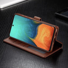 Load image into Gallery viewer, Leather Wallet Case for Xiaomi 12T 12X 11T Mi 11 Lite Poco M4 M3 X4 X3 Pro F3 Redmi 10C 9C 9A Note 11S 10 9S 8T Pro Flip Cover Card Holder Wallet Flip Protective Phone Case