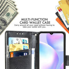 将图片加载到图库查看器,Leather Wallet Case For Xiaomi Redmi 10A 10C 9 9A 9C 9T 8 8A 7 7A 6 6A Case Redmi Note 11 11E 11S 10 10S 9 9S 8 8T 7 Pro Cover Wallet Flip Cover with Mobile Phone Holder and Card Slot Magnetic PU Leather Wallet Case