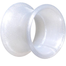 将图片加载到图库查看器,Thin Flexible White Silicone Tunnel Plug Set 6mm to 25mm