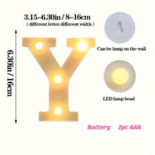Load image into Gallery viewer, LED Alphabet Light
