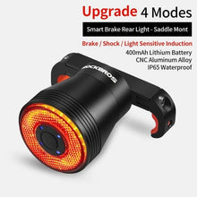 将图片加载到图库查看器,LED Bicycle Waterproof USB Charging Taillight Cycling Flashlight Auto Brake Sensing Smart Bicycle Rear Brake Lights Braking Sensing Taillights USB Rechargeable Ultra Bright LED Warning Bicycle Flashlight