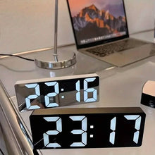 Load image into Gallery viewer, LED Digital Alarm Clock with Dual Alarms, Voice Control and more