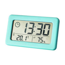 Load image into Gallery viewer, LED Digital Clock Digital Alarm Clock Battery Operated Small Desk Clocks with Smart Night Light Date Indoor Temperature LCD Electronic Clock for Bedroom Electronic Digital Screen Desktop Clock for Home Office Backlight Snooze Desk Clocks