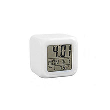 Load image into Gallery viewer, LED Digital Smart Alarm Clock Electronic Desktop Clocks LCD Display Showing Time Alarm Date Bedside Alarm Clocks with Snooze for Bedroom Kitchen Office Battery Operated Watch Table Electronic Desktop Clocks USB Wake Up Clock Wake Up Time