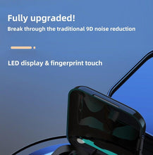 Load image into Gallery viewer, LED Display Bluetooth 5.0 Wireless Headphone Magnetic 9D Stereo Sound Earbud Sports Easy Pairing Earphone With Microphone Bluetooth In Ear Built-in Mic Headset For Sport Black Headphones Wireless Light Weight Design