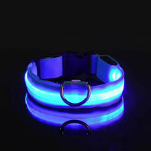 Load image into Gallery viewer, LED Dog Collars Light Adjustable Flashing Luminous Collar Night Anti-Lost