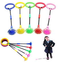 Load image into Gallery viewer, LED Flash Wheel Jumping Ball Single Foot Skipping Rope Adults Children Exercise Fitness Entertainment Toy Glowing Sport Balls Foldable Ankle Skip Ball Flash Jump Colorful Sports Swing Ball Fitness Jump Rope Fat Burning Game For Adults And Children