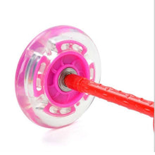 Load image into Gallery viewer, LED Flash Wheel Jumping Ball Single Foot Skipping Rope Adults Children Exercise Fitness Entertainment Toy Glowing Sport Balls Foldable Ankle Skip Ball Flash Jump Colorful Sports Swing Ball Fitness Jump Rope Fat Burning Game For Adults And Children