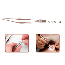 Load image into Gallery viewer, LED Flashlight Stainless Steel Tweezers Ear Pick Clean Colorful Tweezers Tool Hair Removal Care
