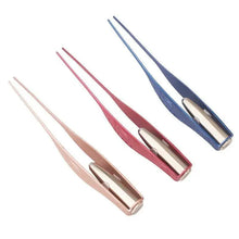 Load image into Gallery viewer, LED Flashlight Stainless Steel Tweezers Ear Pick Clean Colorful Tweezers Tool Hair Removal Care