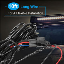 Load image into Gallery viewer, LED Light Bar Wiring Harness Kit Universal Fitment