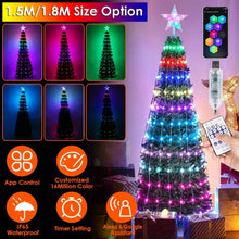 Load image into Gallery viewer, LED Lights Collapsible Christmas Tree Light with Remote App Control