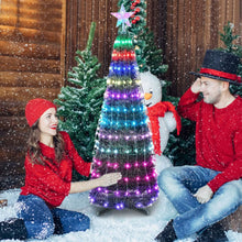 Load image into Gallery viewer, LED Lights Collapsible Christmas Tree Light with Remote App Control