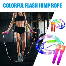 Load image into Gallery viewer, LED Luminous Jump Ropes Skipping Rope Cable For Kids Adjustable Plastic Jump Rope Skipping Rope Outdoor Jump Ropes For Night Exercise Fitness Training Sports
