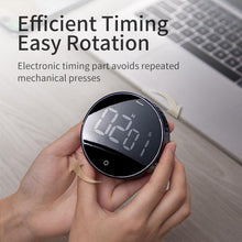 Load image into Gallery viewer, LED Magnetic Digital Timer For Kitchen Cooking Countdown Alarm Clock Digital Kitchen Timer, Large Magnetic LED Countdown Timer with Constant Light Function for classrooms 3-Level Volume Quiet Egg Timer for Children Electronic Cooking Countdown Timer