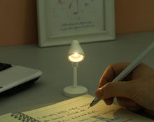 Load image into Gallery viewer, LED Mini Desk Lamp Foldable Magnetic Night Light Bedroom Study Reading Book Lamps With Clip Eye Protection Bedside Lights Decorative Table Lamp Cute Study Lamps for Bedroom Décor