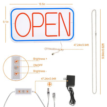 Load image into Gallery viewer, LED Open Sign Advertisement Board with 11 Levels Adjustable Brightness