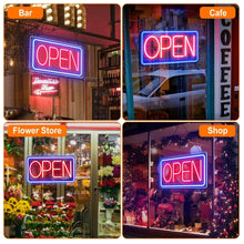 Load image into Gallery viewer, LED Open Sign Advertisement Board with 11 Levels Adjustable Brightness