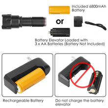 将图片加载到图库查看器,LED Rechargeable Zoomable Flashlight