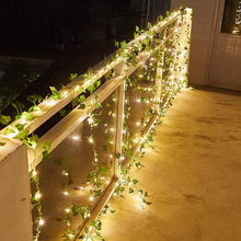 Load image into Gallery viewer, LED Solar Ivy Leaf String Light