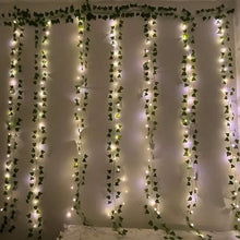 Load image into Gallery viewer, LED Solar Ivy Leaf String Light