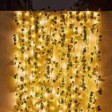 Load image into Gallery viewer, LED Solar Ivy Leaf String Light