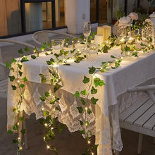 Load image into Gallery viewer, LED Solar Ivy Leaf String Light