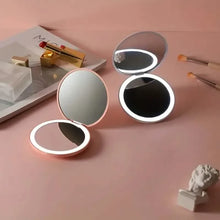 Load image into Gallery viewer, LED Travel Makeup Mirror