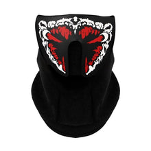 将图片加载到图库查看器,LED Warm Headgear ED Face Mask Party Masks Light Up Dance Halloween Cosplay Easter Rave Mask Luminous Costume Washable Foldable Luminous Cool Party Mask Activated Light Up Mask Led Music Party Mask Led Music Mask for Festival Party