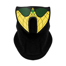 将图片加载到图库查看器,LED Warm Headgear ED Face Mask Party Masks Light Up Dance Halloween Cosplay Easter Rave Mask Luminous Costume Washable Foldable Luminous Cool Party Mask Activated Light Up Mask Led Music Party Mask Led Music Mask for Festival Party