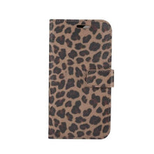 Load image into Gallery viewer, Leopard Print PU Leather Flip Cover Wallet Kickstand Feature with Card Slots Holder Magnetic Clasp Case For iPhone 14 13 12 11 Pro Max Mini 8 Plus 7 X XS XR SE Leather Leopard Flip Cover Luxury Wallet Phone Case