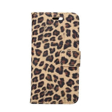Load image into Gallery viewer, Leopard Print PU Leather Flip Cover Wallet Kickstand Feature with Card Slots Holder Magnetic Clasp Case For iPhone 14 13 12 11 Pro Max Mini 8 Plus 7 X XS XR SE Leather Leopard Flip Cover Luxury Wallet Phone Case