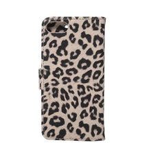 Load image into Gallery viewer, Leopard Print PU Leather Flip Cover Wallet Kickstand Feature with Card Slots Holder Magnetic Clasp Case For iPhone 14 13 12 11 Pro Max Mini 8 Plus 7 X XS XR SE Leather Leopard Flip Cover Luxury Wallet Phone Case