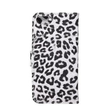 Load image into Gallery viewer, Leopard Print PU Leather Flip Cover Wallet Kickstand Feature with Card Slots Holder Magnetic Clasp Case For iPhone 14 13 12 11 Pro Max Mini 8 Plus 7 X XS XR SE Leather Leopard Flip Cover Luxury Wallet Phone Case