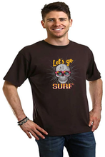 Load image into Gallery viewer, Let`s go SURF Men's Bamboo Viscose/Organic Cotton Short Sleeve Graphic T-Shirt