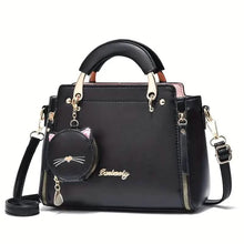 Load image into Gallery viewer, Letter Decor Hand Satchel Bag
