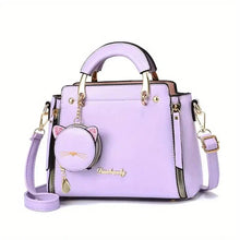 Load image into Gallery viewer, Letter Decor Hand Satchel Bag