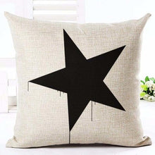 Load image into Gallery viewer, Letter Love Home Cushion Covers Cotton Linen Black White Pillow Cover I Love You Forever and Always Throw Pillow Case Love Letter Pillow Cushion Covers Fashion Home Decor Cover Sofa Bed Nordic Decorative Pillow Case 45x45CM