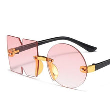 Load image into Gallery viewer, Letter NO Party Rimless Irregular Design Sunglasses For Men/Women Fashionable NO Sunglasses for Kids Oversize & Irregular Design Frameless Polygon Glasses For Children