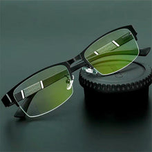 将图片加载到图库查看器,Lightweight Alloy Semi-Rimless Reading Glasses For Men And Women With Quality Half Frame Men Reading Glasses For Men New Retro Eyewear