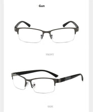 将图片加载到图库查看器,Lightweight Alloy Semi-Rimless Reading Glasses For Men And Women With Quality Half Frame Men Reading Glasses For Men New Retro Eyewear