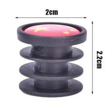 将图片加载到图库查看器,Lightweight Mini Bicycle National Flag Handlebar End Plugs For Mountain Road Bike Bicycle Grips Parts Protective Cover Handlebar Bar End Plugs Plastic Bike Handlebar End Caps For Road Bike Most Bicycle