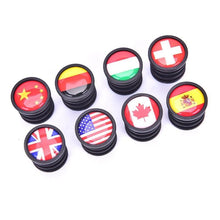 将图片加载到图库查看器,Lightweight Mini Bicycle National Flag Handlebar End Plugs For Mountain Road Bike Bicycle Grips Parts Protective Cover Handlebar Bar End Plugs Plastic Bike Handlebar End Caps For Road Bike Most Bicycle